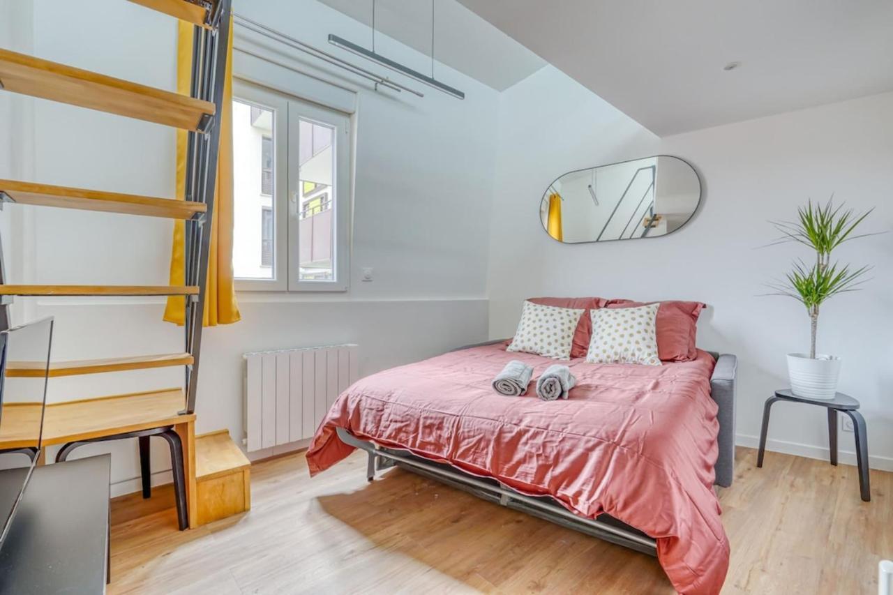 Studio Mezzanine 3-4 Pers Tout Equipe Wifi Apartment Montreuil  Bagian luar foto