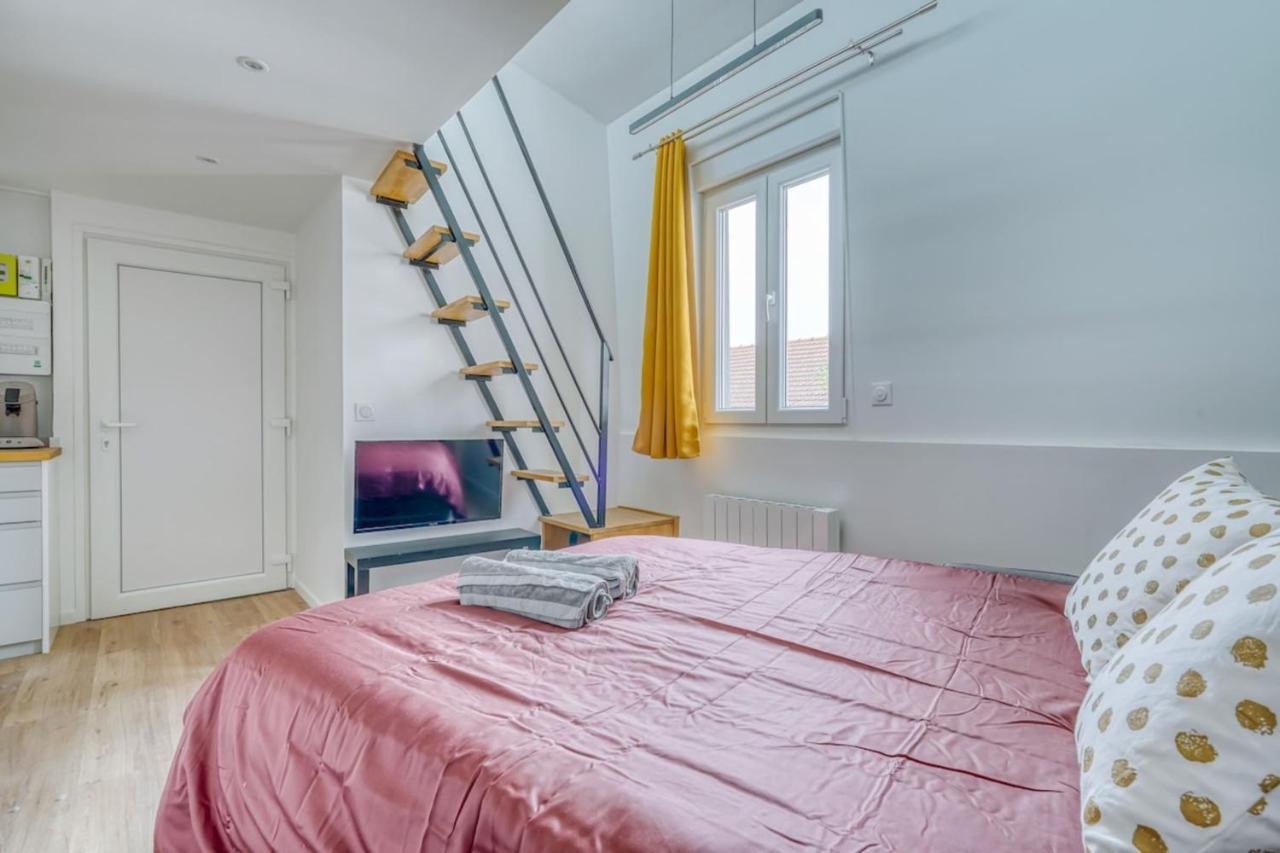 Studio Mezzanine 3-4 Pers Tout Equipe Wifi Apartment Montreuil  Bagian luar foto